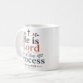 Mug Il Est Seigneur Du Processus Citation Moderne Des (Devant gauche)