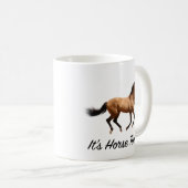 Mug Il est temps de cheval (Devant droit)