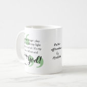 Mug IL EST TEMPS DE FAIRE ÉTAT D'Affirmation chrétienn (Devant gauche)