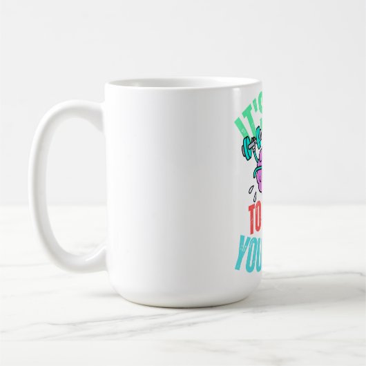 Mug Il est temps de former votre esprit (Gauche)