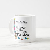Mug Il est temps de jouer avec grand-père (Devant gauche)