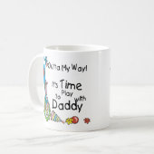 Mug Il est temps de jouer avec papa (Devant gauche)