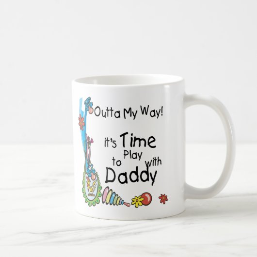 Mug Il est temps de jouer avec papa (Droite)