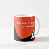 Mug Il est temps de se réveiller, l'Amérique ! (Devant droit)
