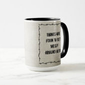 Mug Il est temps de se tirer de Dodge (Devant droit)