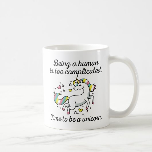 Mug Il Est Temps D'Être Unicorne (Droite)