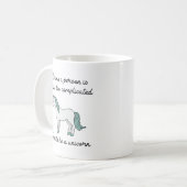 Mug Il Est Temps D'Être Unicorne (Devant gauche)