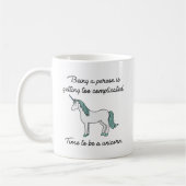 Mug Il Est Temps D'Être Unicorne (Gauche)