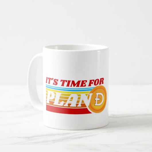 MUG IL EST TEMPS DU PLAN D - DOGECOIN CRYPTO (Devant gauche)