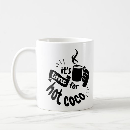 Mug Il est temps pour Hot Coco (Gauche)