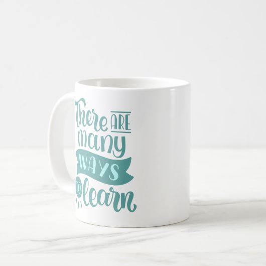 Mug il existe de nombreuses façons d'apprendre (Devant gauche)