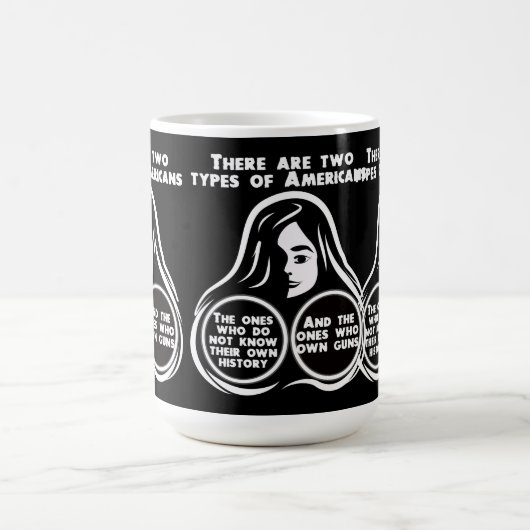 Mug Il existe deux types d'Américains (Centre)