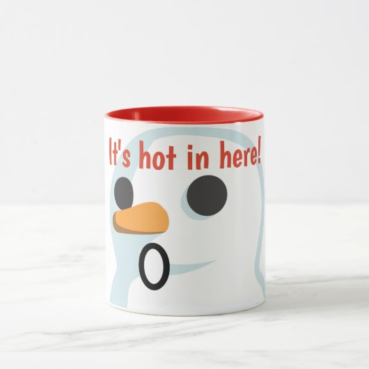Mug "Il fait chaud ici !" Chocolat chaud moelleux (Centre)