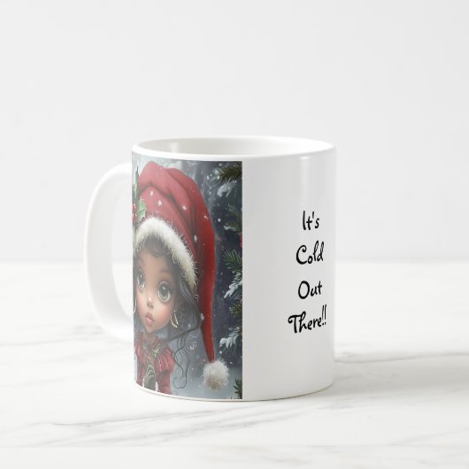 Mug Il fait froid dehors ! ! (Devant gauche)