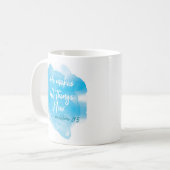 Mug "Il fait tout nouveau" - Passage de la Bible (Devant gauche)