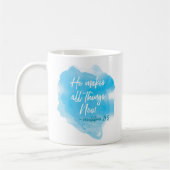 Mug "Il fait tout nouveau" - Passage de la Bible (Gauche)