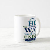 Mug Il fait un chemin où il n'en existe aucun Typograp (Devant droit)