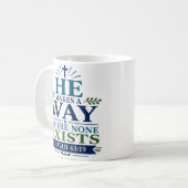 Mug Il fait un chemin où il n'en existe aucun Typograp (Devant gauche)