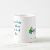 Mug Il faut beaucoup de balles au golf comme moi (Centre)