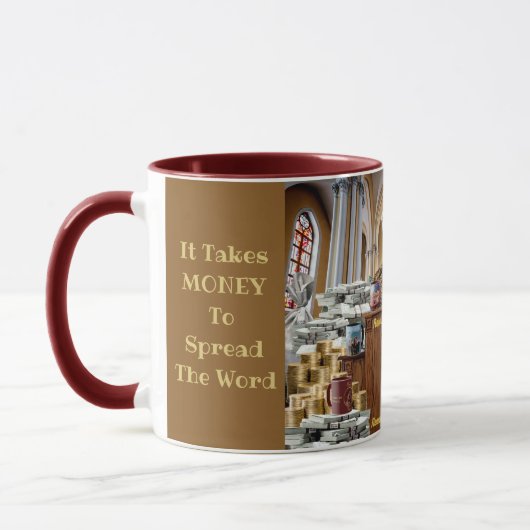 Mug Il faut de l'argent et du café (Gauche)