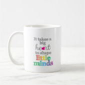 Mug Il faut un GRAND CŒUR pour façonner les petits esp (Gauche)
