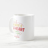 Mug Il Faut Un Grand Coeur Pour Former Les Petits Espr (Devant gauche)