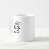 Mug Il faut une attitude de survie (Devant gauche)