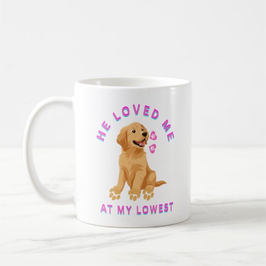 Mug Il m'a aimé au plus bas (Gauche)