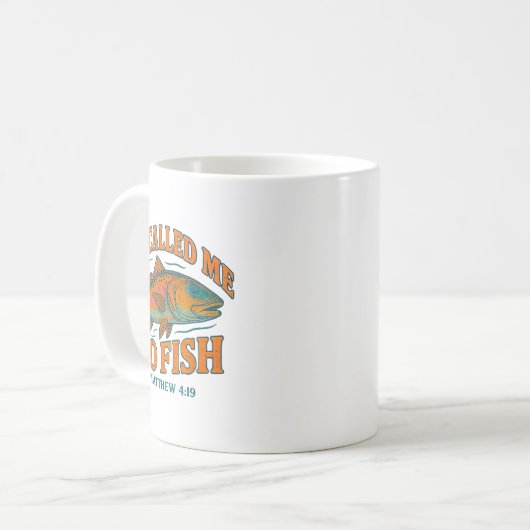 Mug Il M'A Appelé À Poisson Matthieu 4 19 Poisson Fidè (Devant gauche)