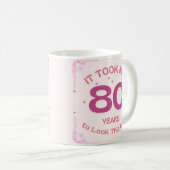 Mug Il m'a fallu 80 ans pour regarder ce bon (Devant droit)