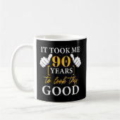 Mug Il M'A Fallu 90 Ans Pour Regarder Ce 90Ème (Gauche)