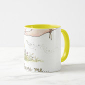 Mug Il m'aime - Daisy M'aime pas Combo Fantaisiste (Devant droit)