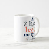 Mug Il me conduit à la maison Promesse d'Écriture insp (Devant droit)