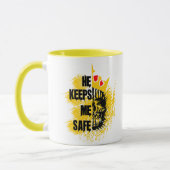 Mug Il Me Protège. | Anniversaire | Couple (Gauche)