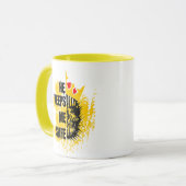 Mug Il Me Protège. | Anniversaire | Couple (Devant gauche)