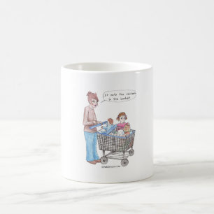 Mug Il met le poulet dans le panier