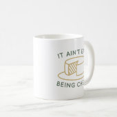 Mug Il n’est pas facile d’être rôti (Devant droit)