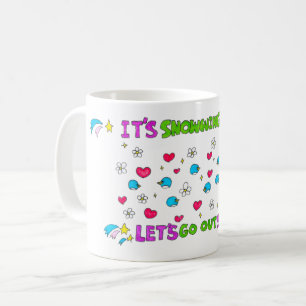 Mug Il neige des pingouins aujourd'hui, sortons