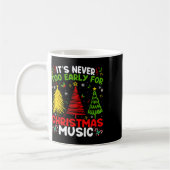 Mug Il n'est jamais trop tôt pour Noël Tree Music Cele (Gauche)