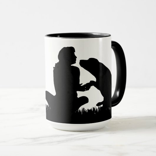Mug "Il n'est pas au sujet d'abandonner. Il est au (Devant droit)