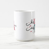 Mug Il Nous A Aimés En Premier Monogramme Initial Nom (Centre)