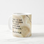 Mug : Il n'y a pas de grand génie sans folie (Devant gauche)