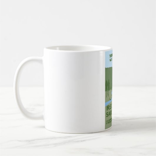Mug Il n'y a pas de mauvaise façon à Hammock! - Recrée (Gauche)