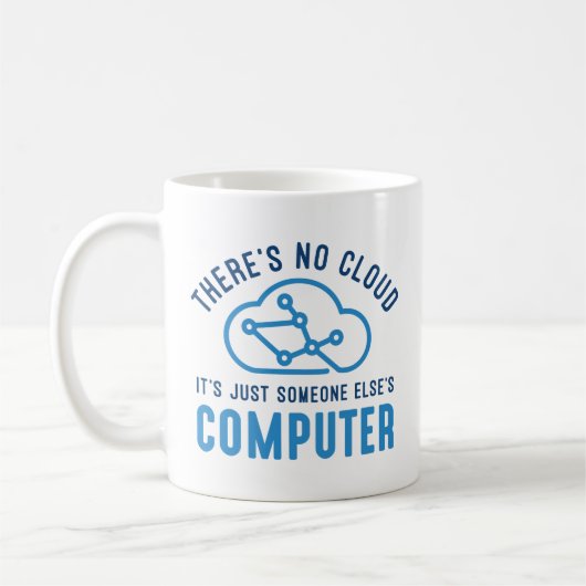 Mug Il n'y a pas de nuage (Gauche)