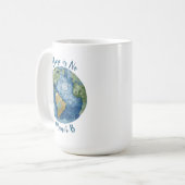 Mug Il n'y a pas de planète B (Devant gauche)