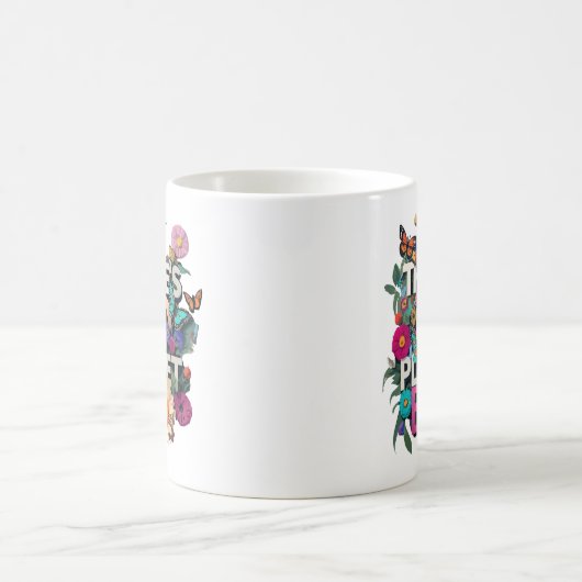 Mug Il N'Y A Pas De Planète B Florale (Centre)