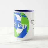 Mug Il n'y a pas de planète B Terre céleste (Centre)