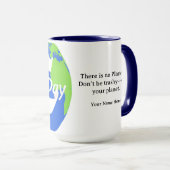 Mug Il n'y a pas de planète B Terre céleste (Devant droit)