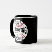Mug Il N'Y A Pas De Pleurage Au Baseball (Devant gauche)