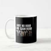 Mug Il n'y a pas de quartier comme la sainteté Foi cat (Gauche)